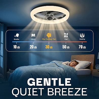 Bell+Howell CannonX 19.7 in. 4700 Lumen Bright LED Ceiling Fan