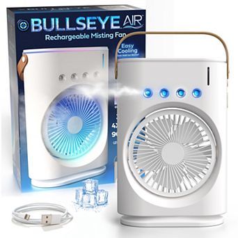 Bell+Howell Bullseye Rechargeable Personal Misting Fan