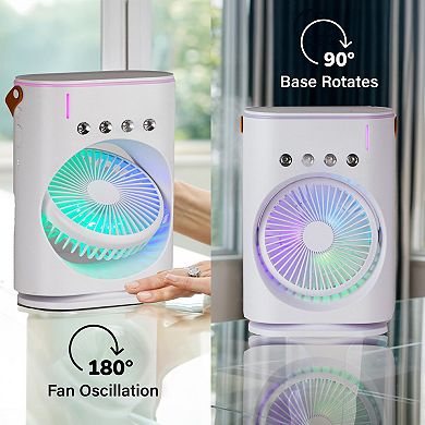 Bell+Howell Bullseye Rechargeable Personal Misting Fan