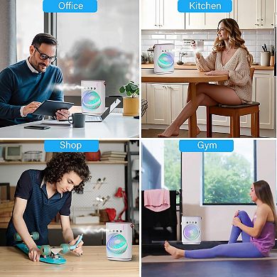 Bell+Howell Bullseye Rechargeable Personal Misting Fan