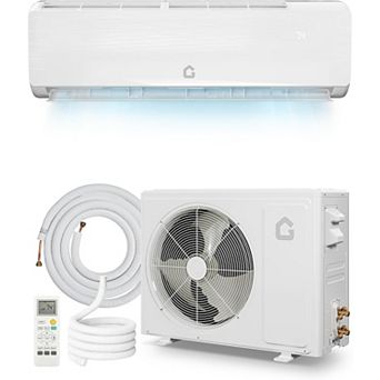12,000 BTU Mini Split AC & Heat Pump, 19 SEER2 230V Ductless Air Conditioner, Pre-Charged System