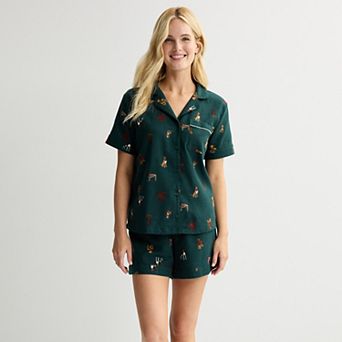 Women's Sonoma Goods For Life® Pajama Top & Pajama Shorts Set