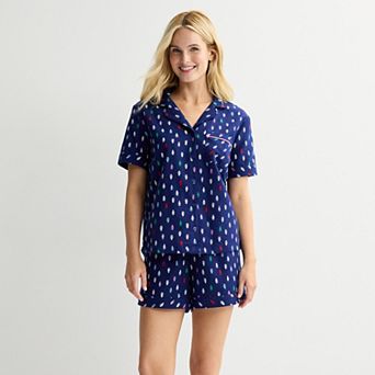 Women's Sonoma Goods For Life® Pajama Top & Pajama Shorts Set