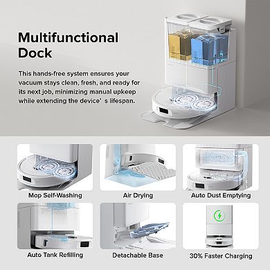 Roborock Robotic Vacuum & Mop with Smart Navigation & Auto-Empty Dock