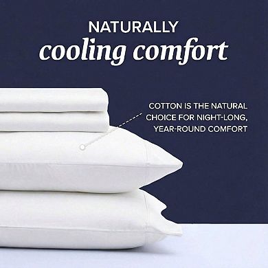 100% Cotton Soft Sheet Set, 500TC Sateen Finish, Deep Pocket