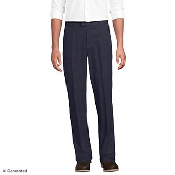 Men's Lands' End Polished Trousers