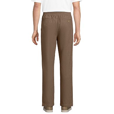 Men's Lands' End Classic Fit Linen Blend Deck Pants