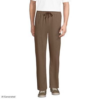 Men's Lands' End Classic Fit Linen Blend Deck Pants