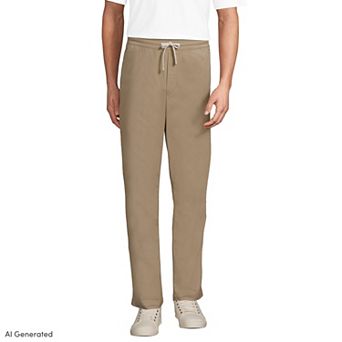 Men's Lands' End Classic Fit Lightweight Twill Deck Pants