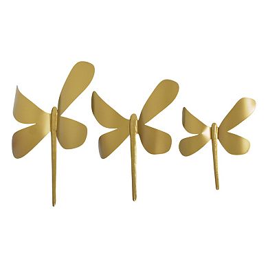 Dragonfly Metal Wall Decor Set of 3