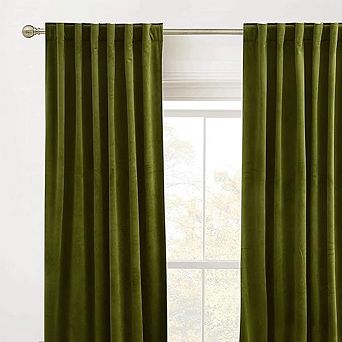 Plush Velvet Curtains Thermal Insulated, Blackout Window Drapes
