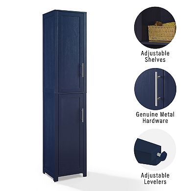 Crosley Savannah Storage Cabinet with Adjustable Shelves