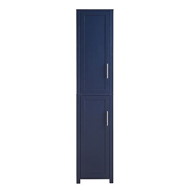 Crosley Savannah Storage Cabinet with Adjustable Shelves