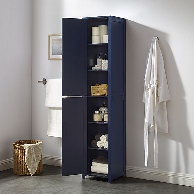 Crosley Savannah Storage Cabinet with Adjustable Shelves