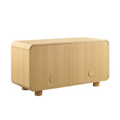 Crosley Zoe Medium Record Player Stand With Vinyl Storage