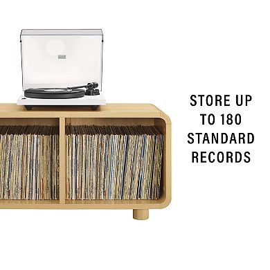 Crosley Zoe Medium Record Player Stand With Vinyl Storage