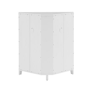 Crosley Roarke Stackable Corner Kitchen Storage Pantry with Adjustable Shelves