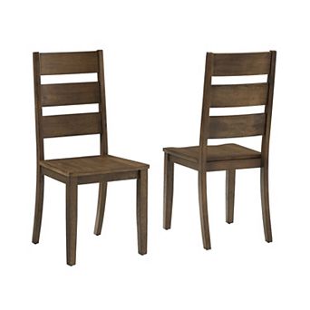 Crosley Joanna 2 pc Ladder-Back Dining Chair Set