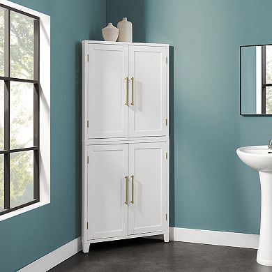Crosley Roarke Corner Kitchen Storage Pantry Cabinet