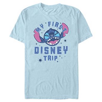 Men's Disney's Stitch's First Disney Trip Graphic Tee