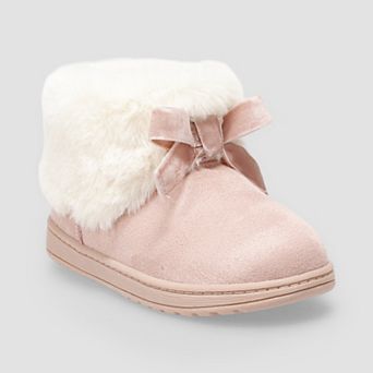 Jumping Beans® Bow Accent Girls Fur Boots