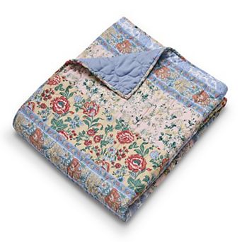 Greenland Home Fashions Kressida Floral Throw Blanket