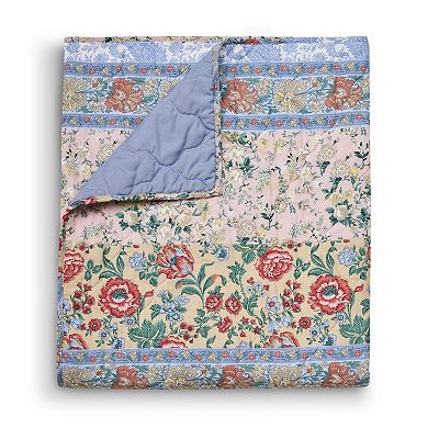 Greenland Home Fashions Kressida Floral Throw Blanket