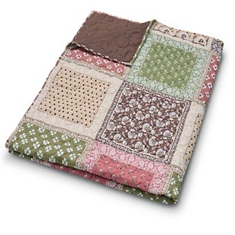 Greenland Home Fashions Priya Patchwork Throw Blanket