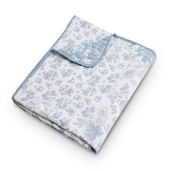 Greenland Home Fashions Toile Patch Throw Blanket