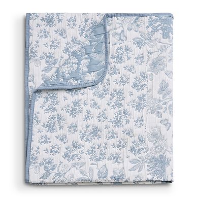 Greenland Home Fashions Toile Patch Throw Blanket