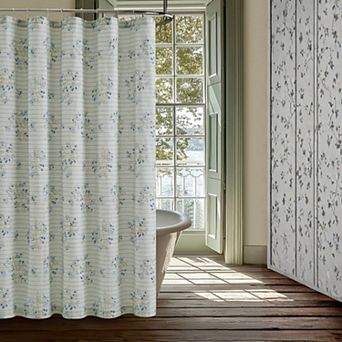 Cottage Classics Emma Floral Shower Curtain