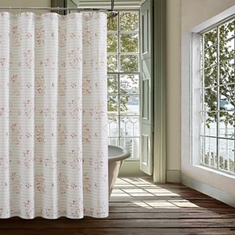 Cottage Classics Emma Floral Shower Curtain