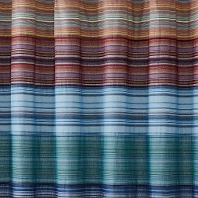 Brooklyn Loom Met Stripe Yarn Dye Shower Curtain