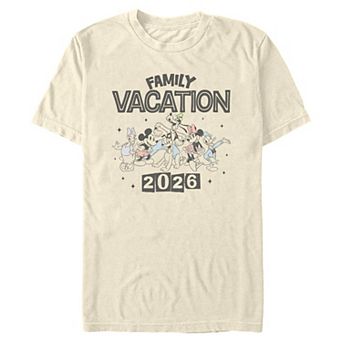 Men's Disney's Mickey And Friends Family Vacation 2026 Graphic Tee