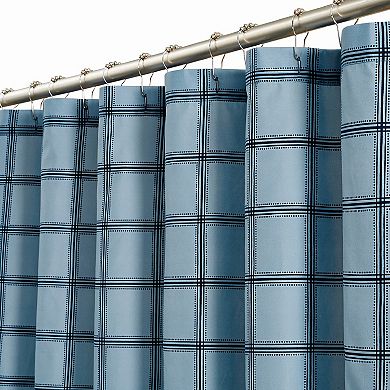 Cannon Luka Grid Shower Curtain