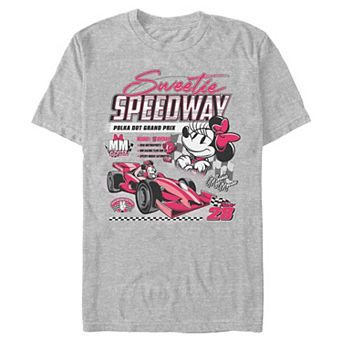 Men's Disney's Minnie Mouse Sweetie Speedway Graphic Tee