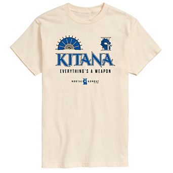 Big & Tall Mortal Kombat II Kitana Jersey Graphic Tee