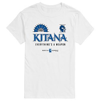 Big & Tall Mortal Kombat II Kitana Jersey Graphic Tee
