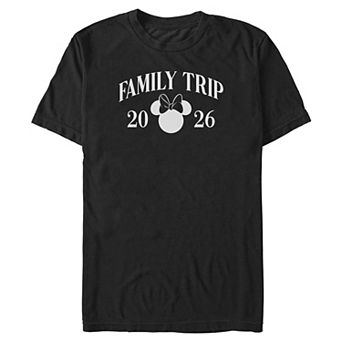 Big & Tall Disney's Minnie Mouse Family Trip Crew Tee