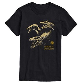 Men's House of the Dragon Distressed Graphic Tee