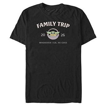 Big & Tall Star Wars Grogu Family Trip 2026 Graphic Tee