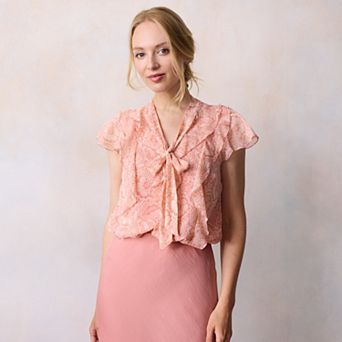 Women's LC Lauren Conrad Sleeveless V-Neck Blouse