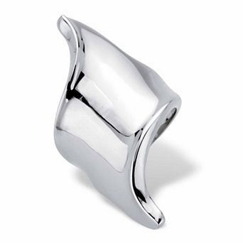 Free-Form Platinum-Plated Ring