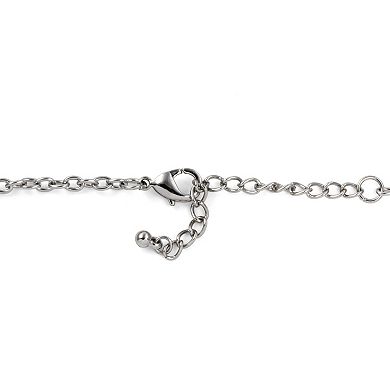 Multicolor Crystal Bib Necklace and Earrings 2-Piece Set in Antiqued Silvertone