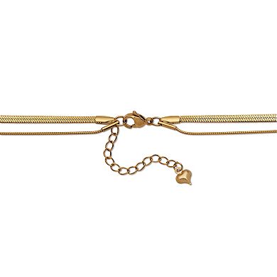 Crystal Pave Dragonfly Multistrand Goldtone Necklace, 16 Inches