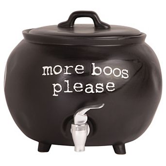 Retroware by Home Essentials Black Cauldron Beverage Dispenser