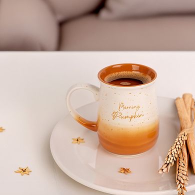 Retroware by Home Essentials Orange Ombre Morning Pumpkin Mug