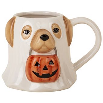 Retroware by Home Essentials Golden Lab in Ghost Costume Mug