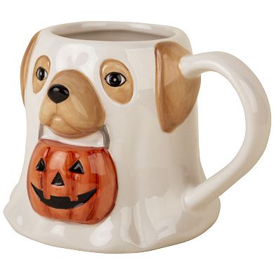 Retroware by Home Essentials Golden Lab in Ghost Costume Mug