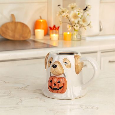 Retroware by Home Essentials Golden Lab in Ghost Costume Mug